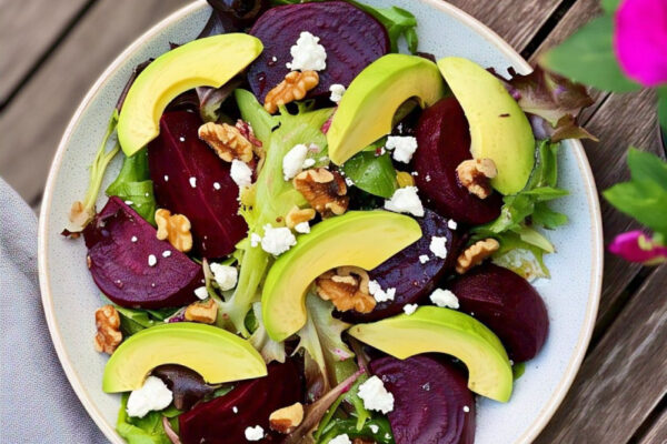 Roasted Beet and Avocado