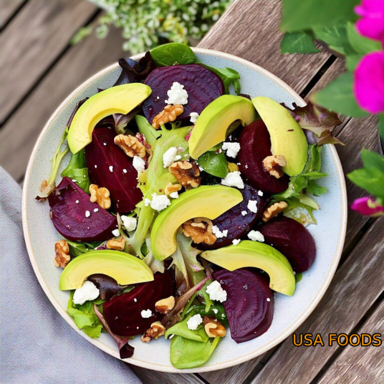 Roasted Beet and Avocado