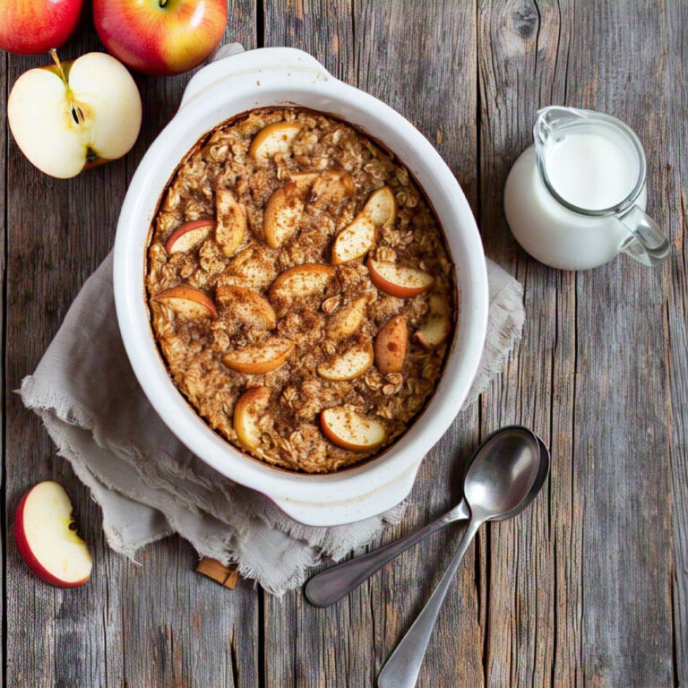 Double Apple Baked Oatmeal