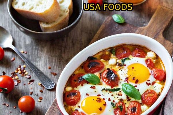 Tomato and Feta Baked Eggs